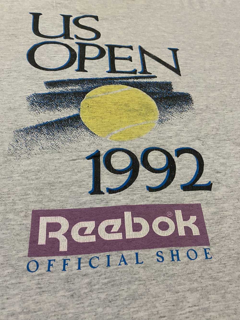 Vintage US Open Tshirt 1992 Reebok Official Shoe … - image 5