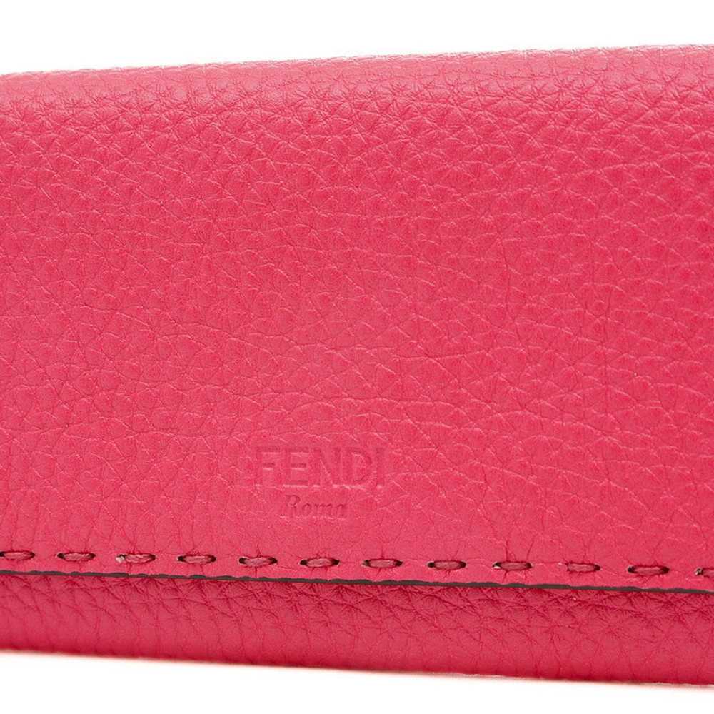 Fendi FENDI Selleria Flap Long Wallet Leather Pin… - image 3