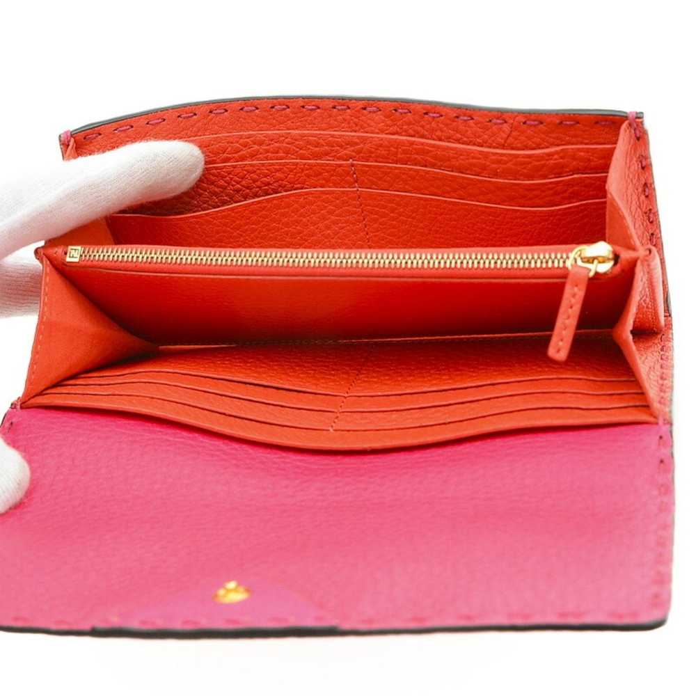 Fendi FENDI Selleria Flap Long Wallet Leather Pin… - image 5