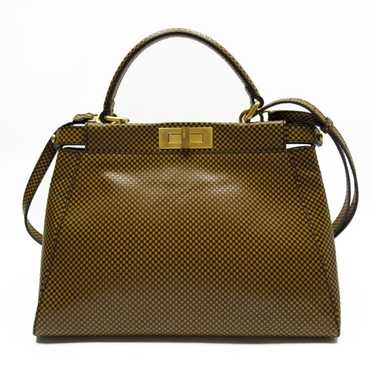 Fendi FENDI handbag shoulder bag peekaboo leather… - image 1