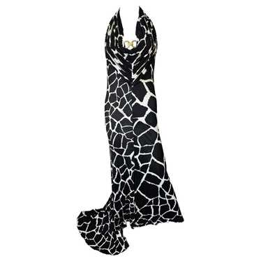 Roberto Cavalli Women's Black and Gold Dress - image 1