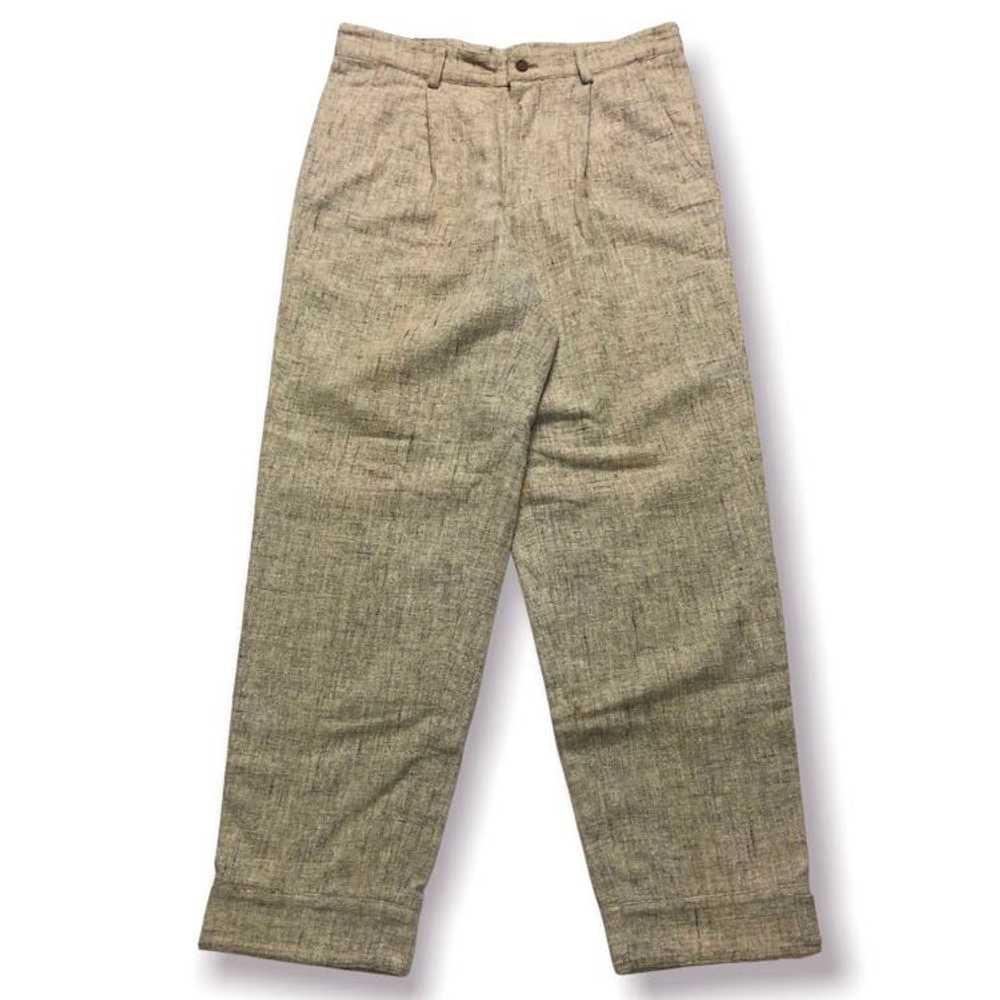 Vintage Wool Pants One Back Pocket ISSEY MIYAKE M… - image 1