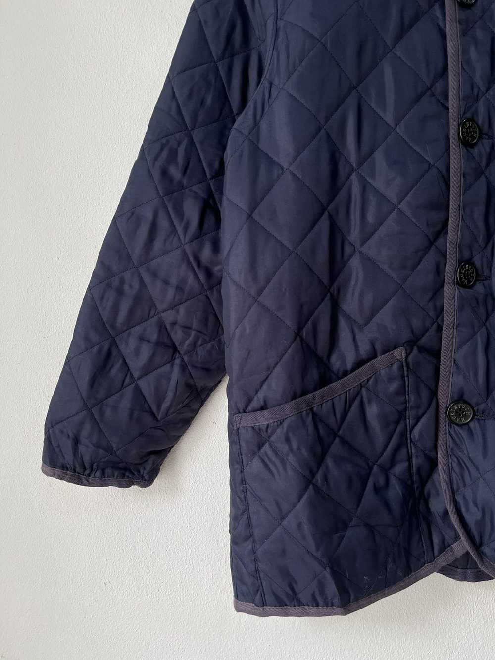 Mackintosh Quilted Navy Made in Scotland Jacket - image 4