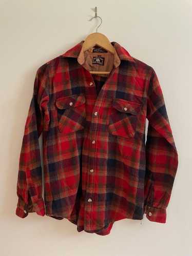vintage Great Plains Shirt Company Wool plaid shir