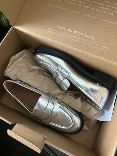Madewell Metallic Silver Loafer (6) | Used,… - image 1