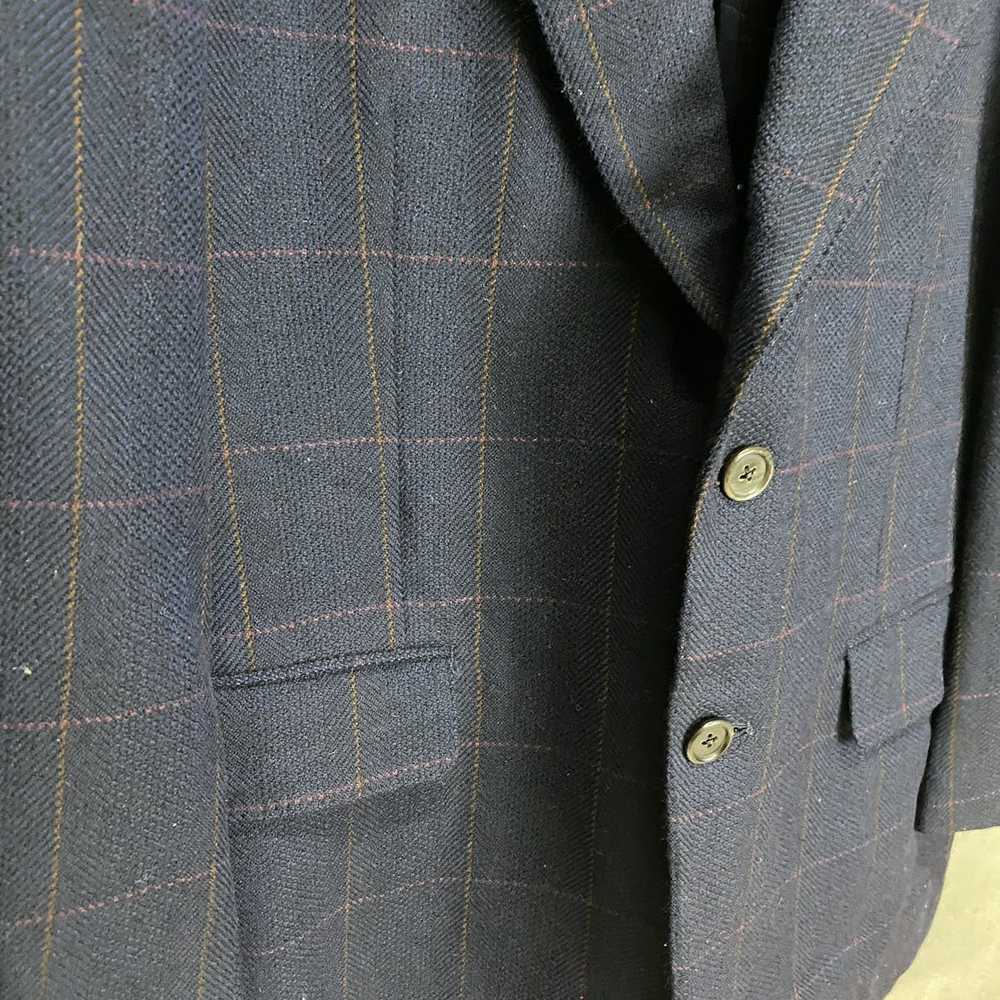 Vintage - Aquascutum wool plaid blazer coat - image 12