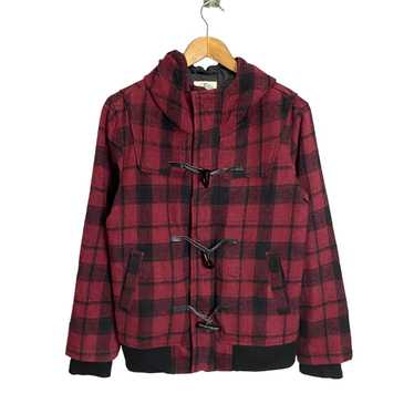 Japanese Brand - Made in Heaven tartan duffle hoo… - image 1