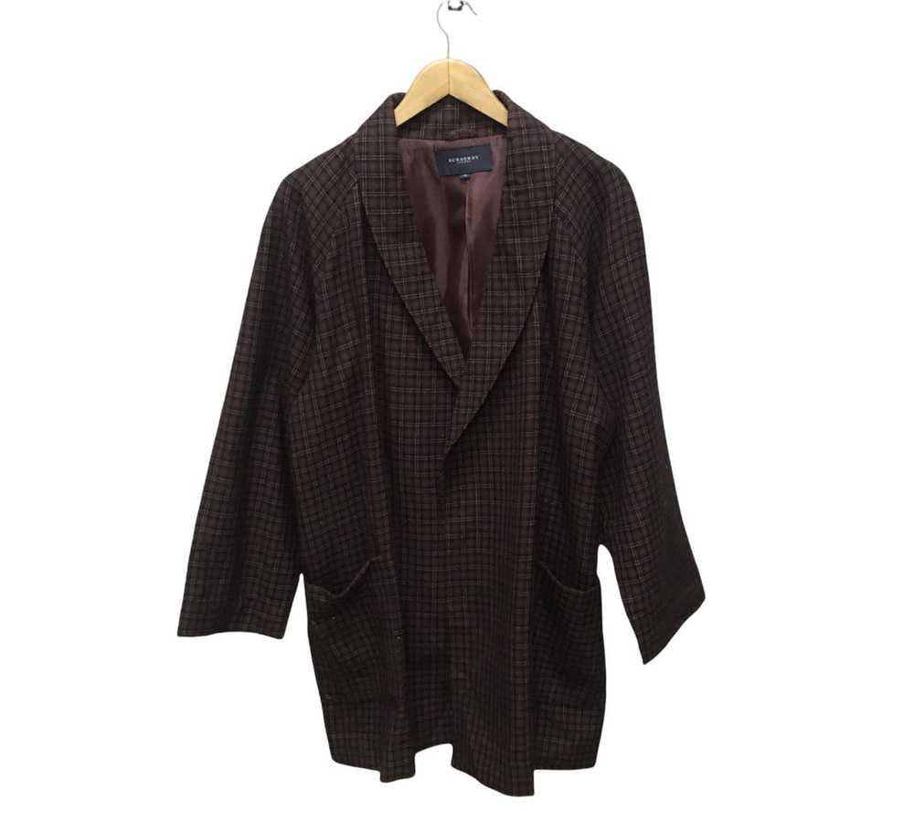 Vintage - Burberry tartan nova checkered kimono - image 1