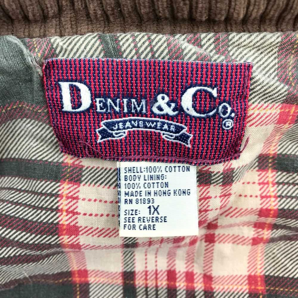Denim & Co. Denim & Co Chore Jacket Womens 1X Bei… - image 2