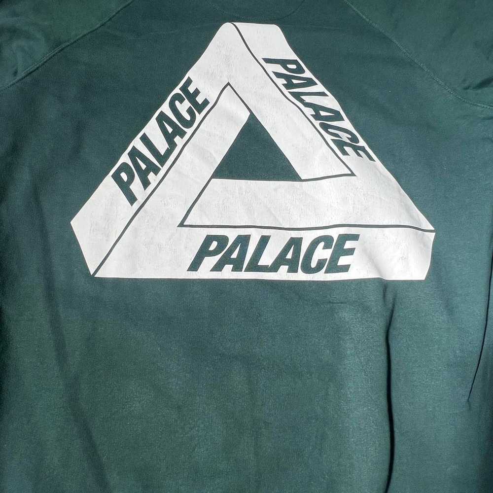 Palace Men's Green and White Sweatshirt - image 3