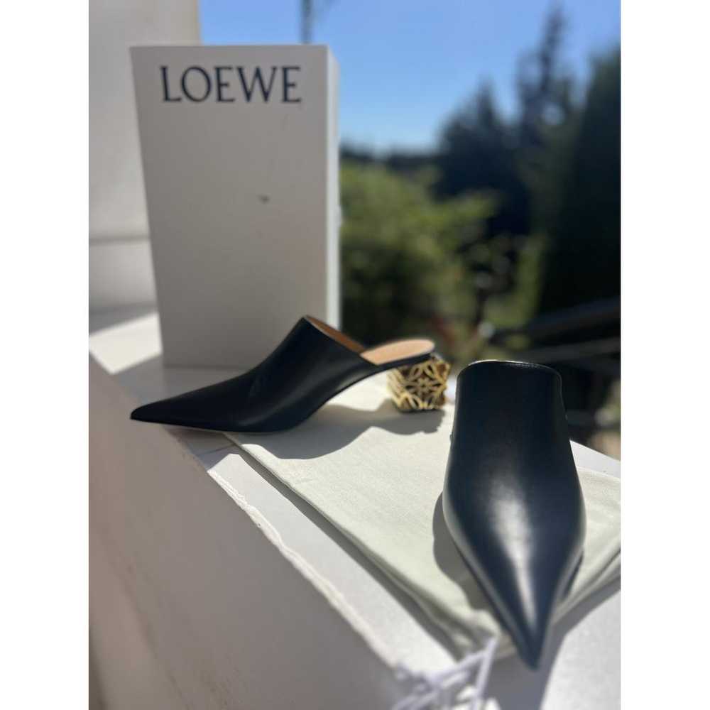 Loewe Leather mules & clogs - image 3