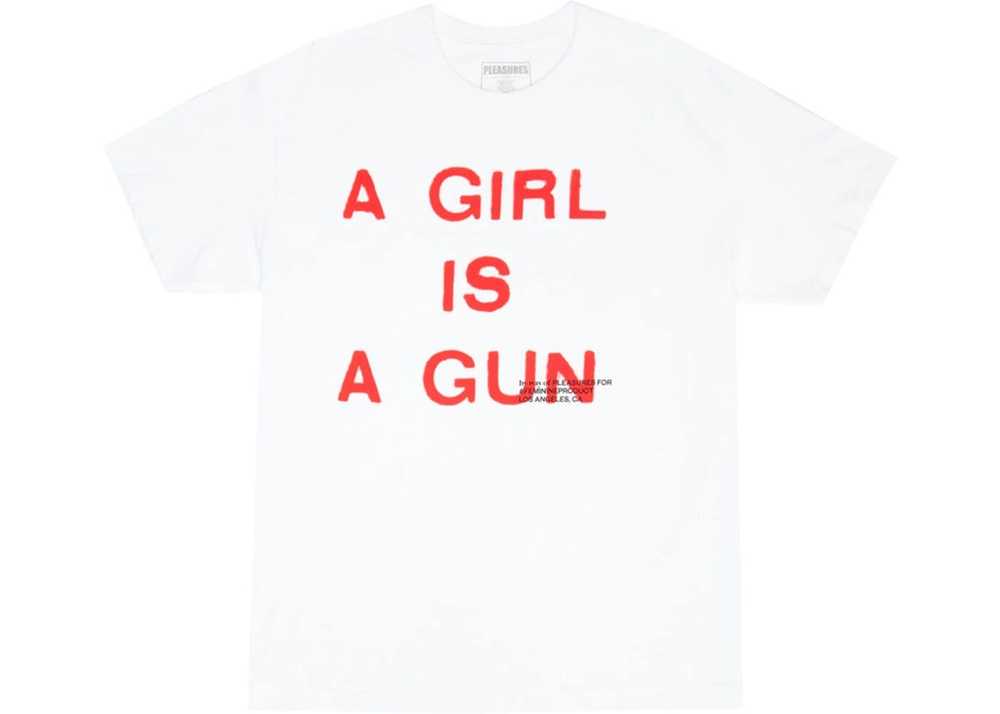 Pleasures A Girl Is A Gun Tee White - image 2