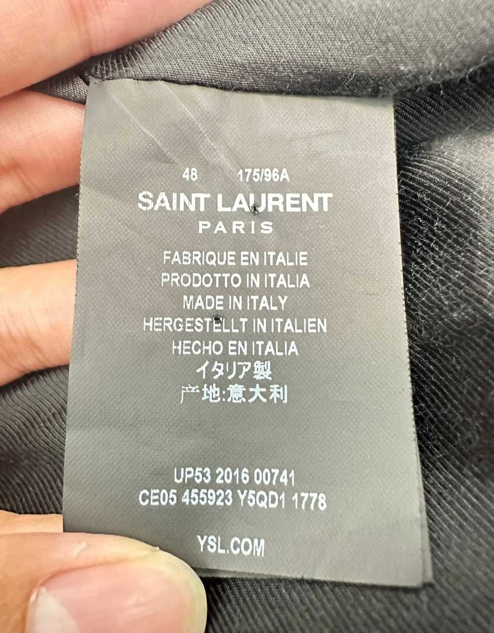 Saint Laurent slp L17 distressed star leather jac… - image 3