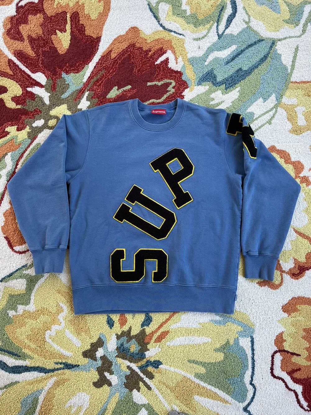 Supreme Big Arc Crewneck FW20 Pale Royal - image 1