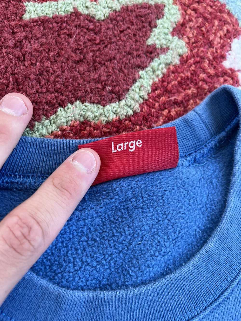 Supreme Big Arc Crewneck FW20 Pale Royal - image 5