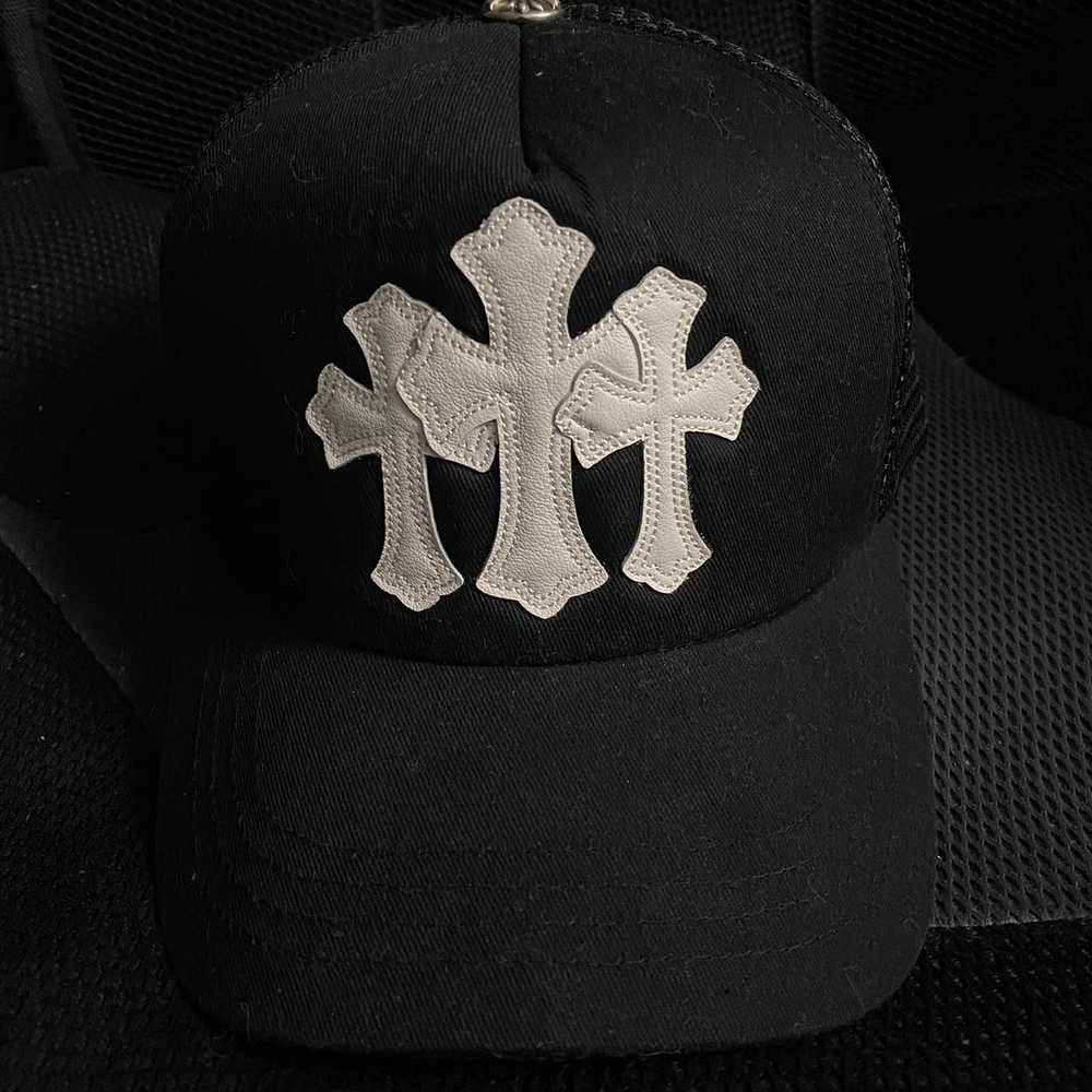 Chrome Hearts Men's Black and White Hat - image 1