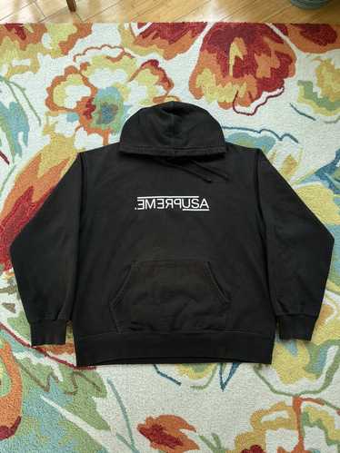 Supreme USA Hoodie FW21 Black