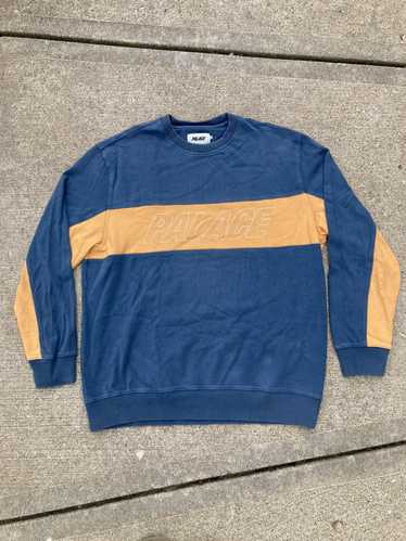 Palace Tri Panel Crewneck Ultimo 2017 Teal/Orange