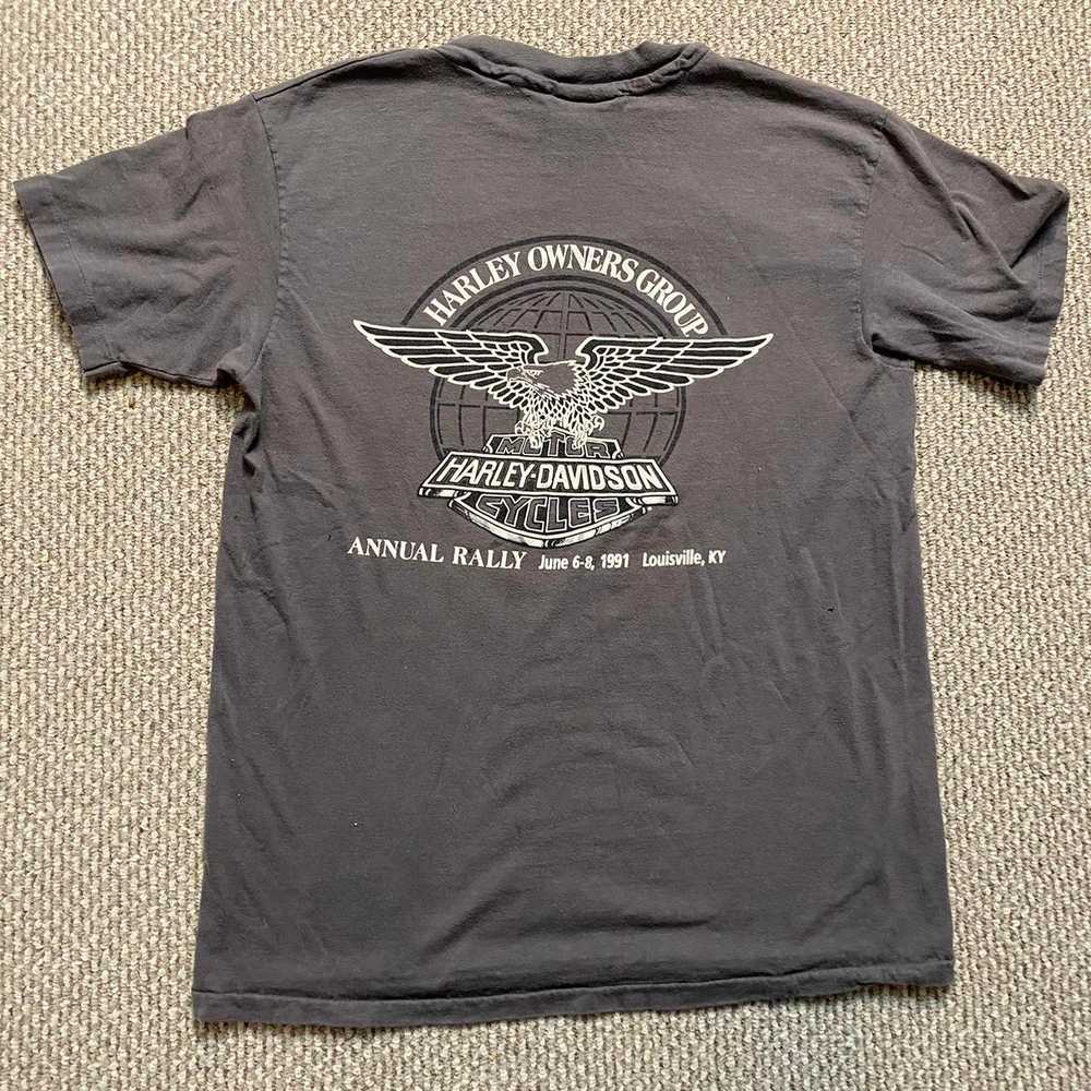 Harley Davidson Men's Grey T-shirt - image 2