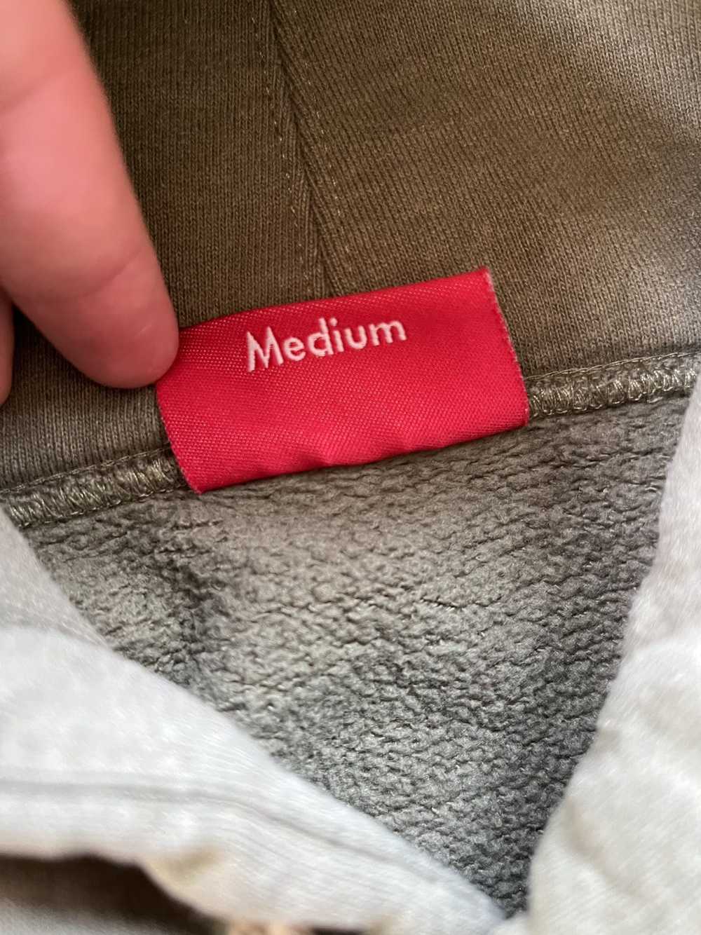 Supreme Laser Cut S Logo Hoodie SS21 Light Olive - image 6