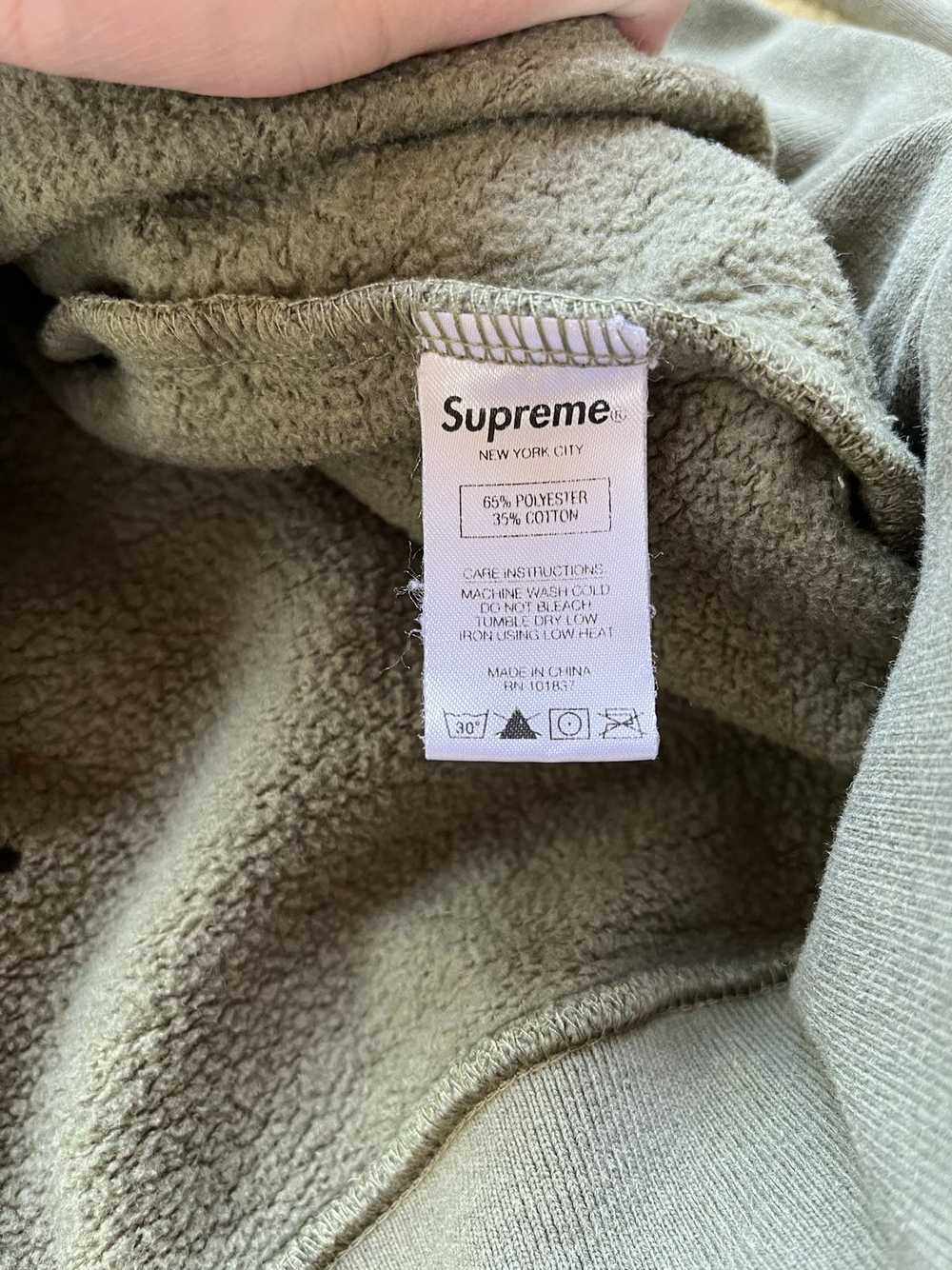 Supreme Laser Cut S Logo Hoodie SS21 Light Olive - image 7