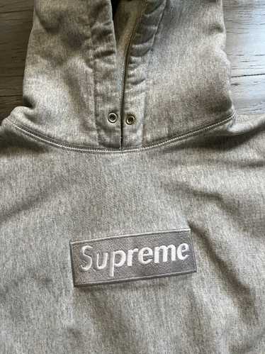 Supreme Box Logo hoodie Gray on Gray 2003