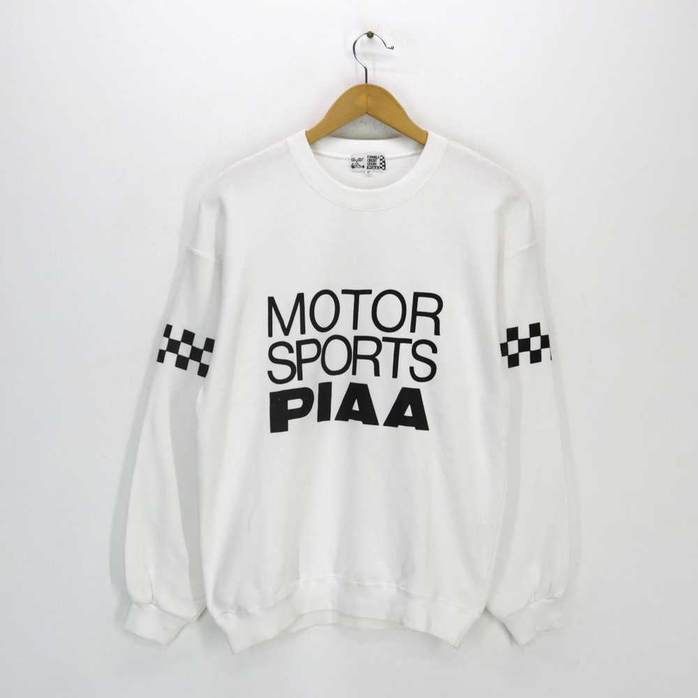 Rare! Vintage 80s 90s PIAA MOTOR SPORTS Sweatshir… - image 1