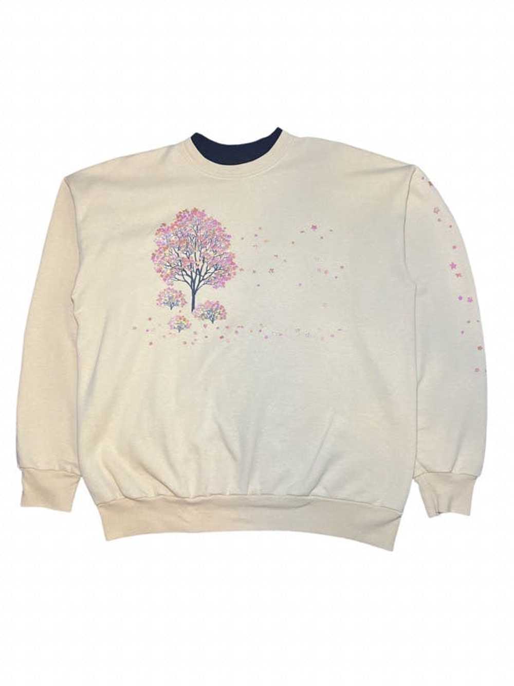 Vintage - Double-layer Cherry Blossom glitter det… - image 1