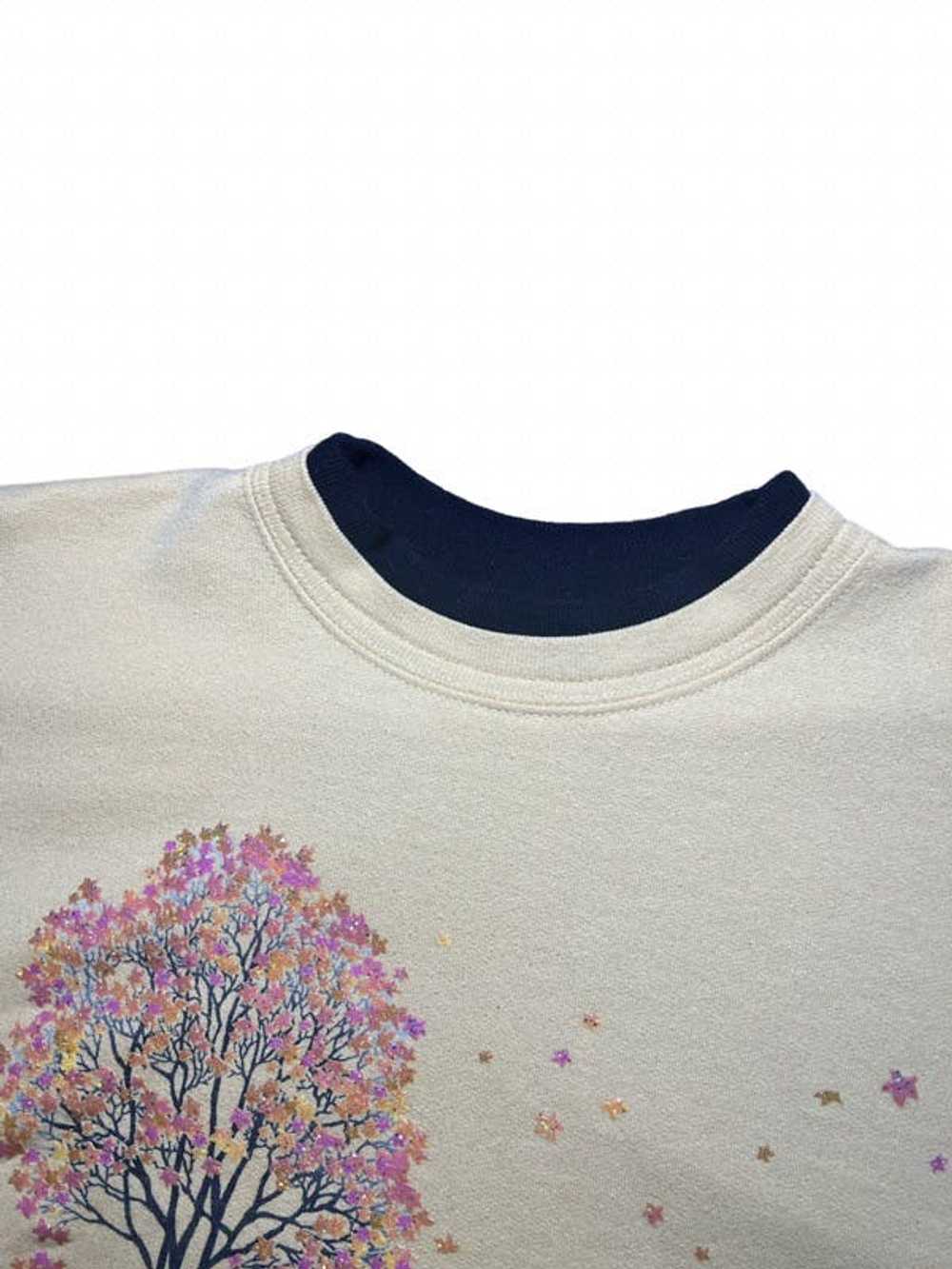 Vintage - Double-layer Cherry Blossom glitter det… - image 4