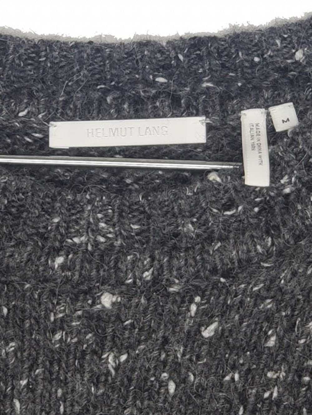 Helmut Lang Tape-detail knit sweater - image 3