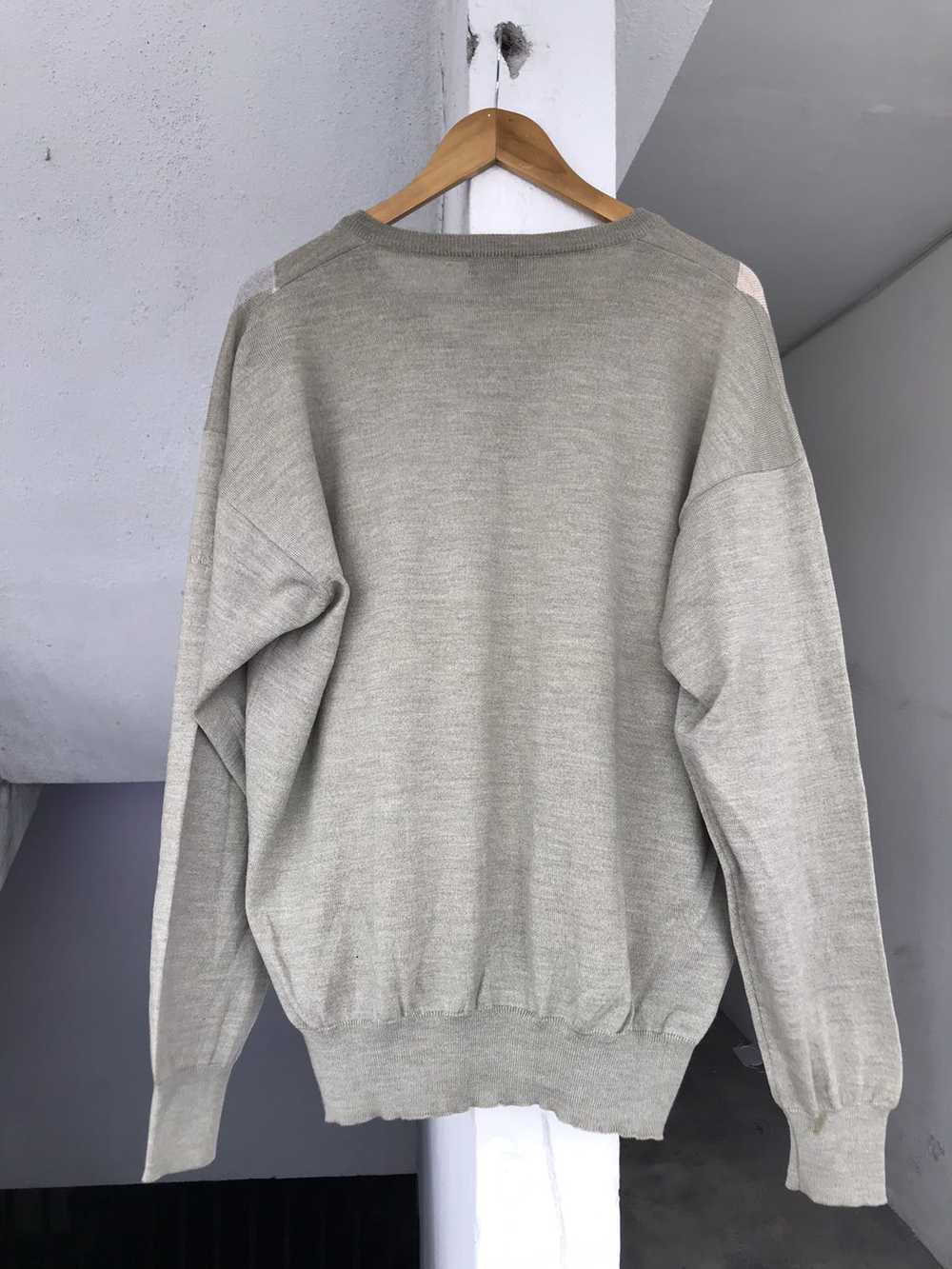 Vintage - 90s Burberry Golf wool Knit - image 8