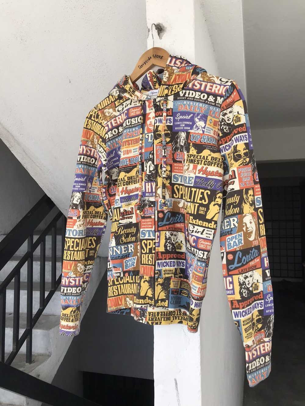 Rare Hysteric Glamour Fullprint Zipper Hoodie - image 12