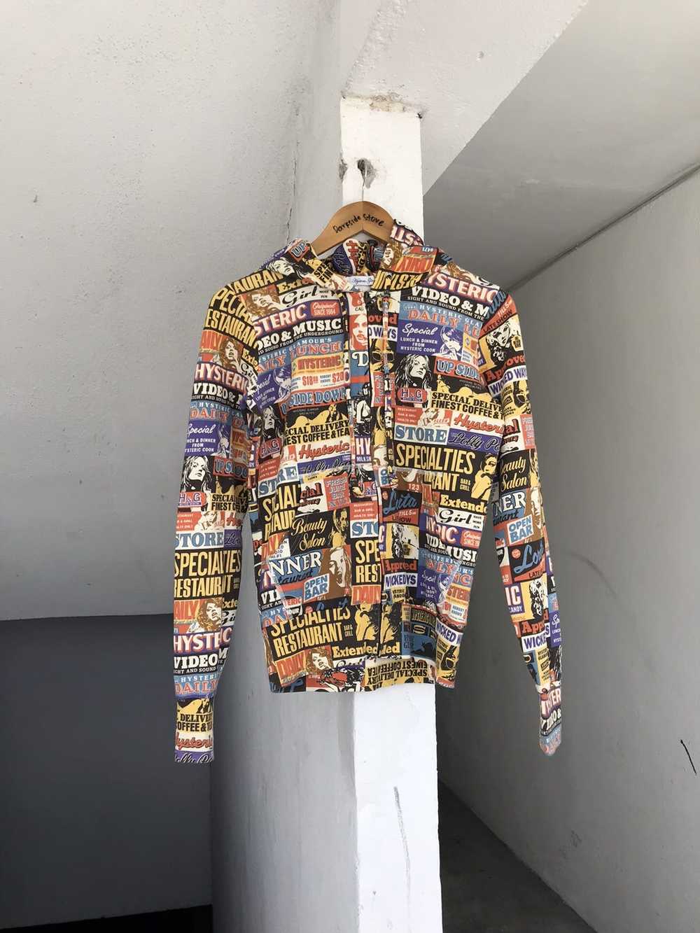 Rare Hysteric Glamour Fullprint Zipper Hoodie - image 9