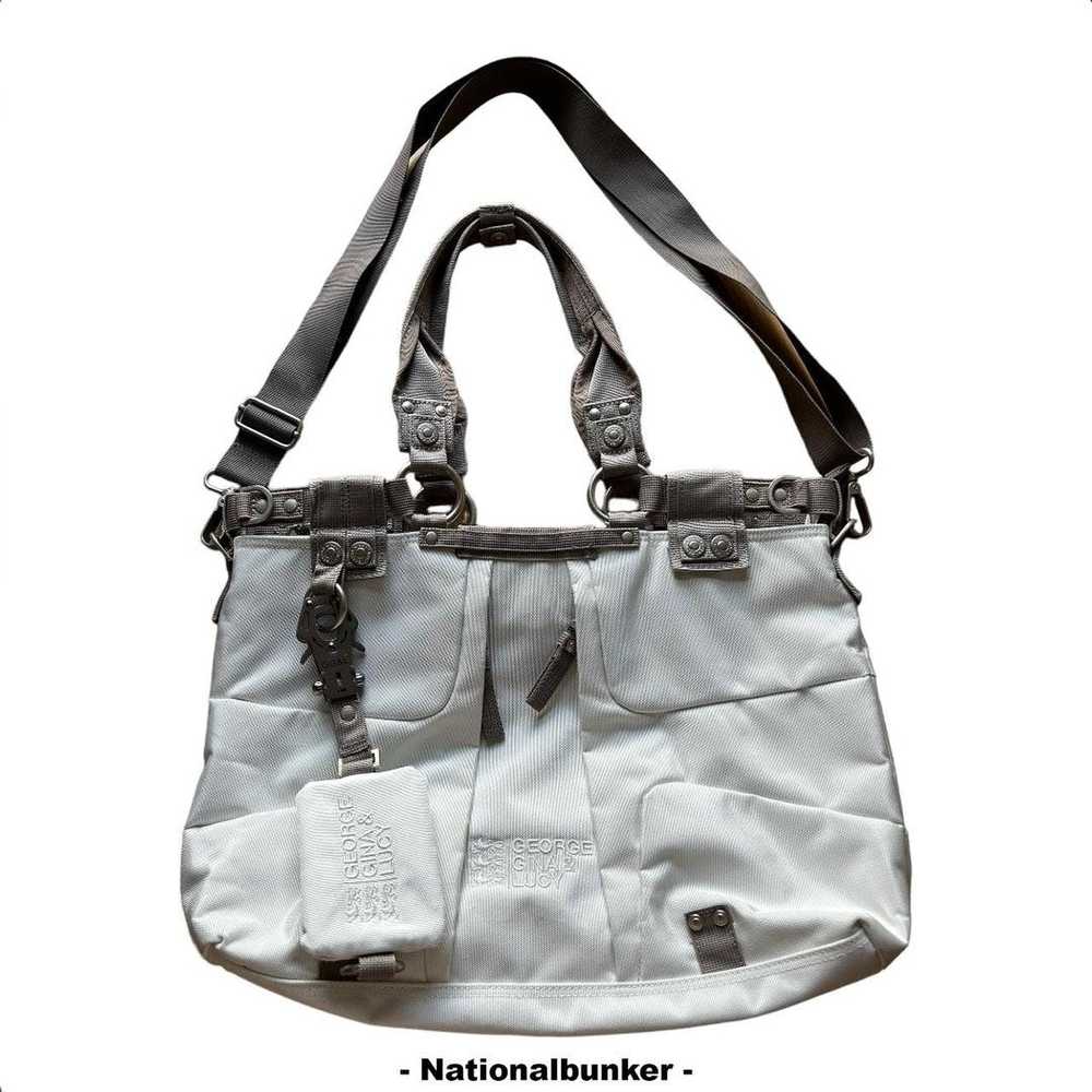 George Gina & Lucy „Oh Jackie“ Bag White/Brown - image 1