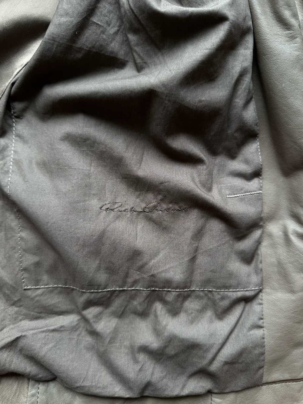 Rick Owens Brown Leather Jacket - image 4