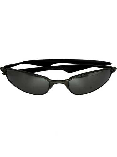 Oakley - Y2K Wraparound Black Sunglasses