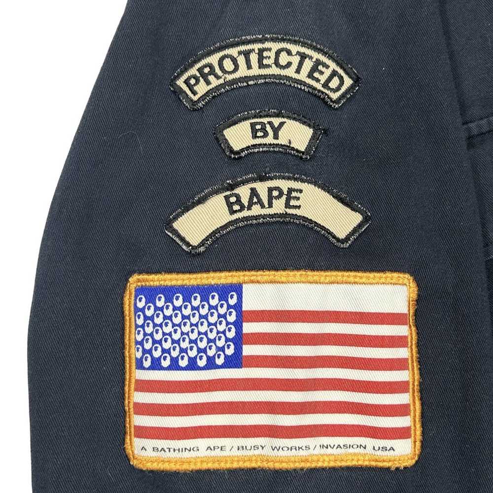A BATHING APE® Vintage Military Patchwork Button … - image 4