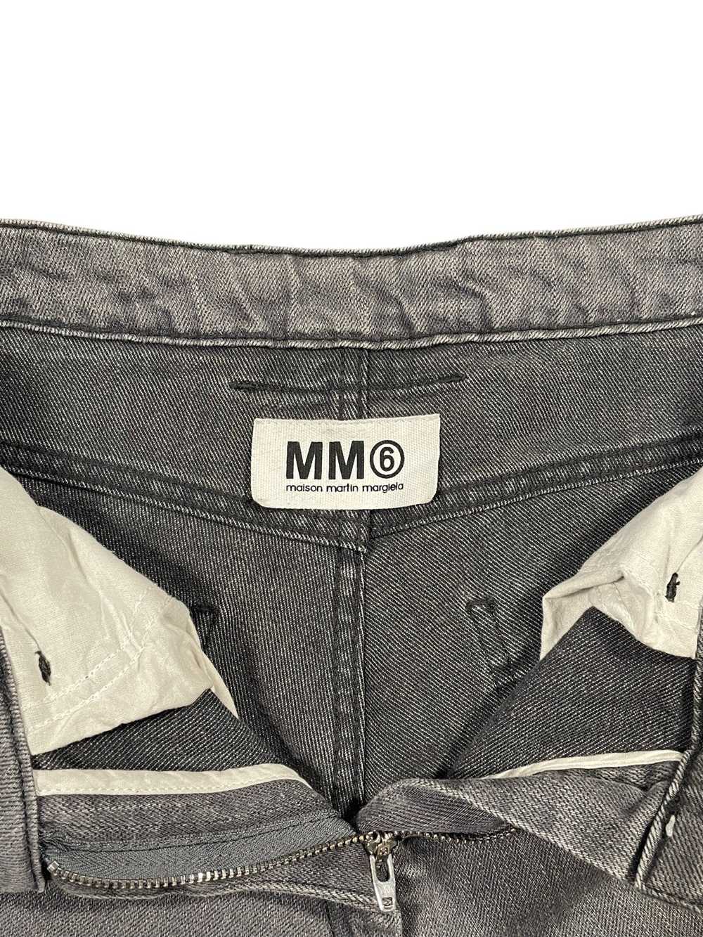 Maison Margiela MM6 Faded Denim Biker Jeans - image 8