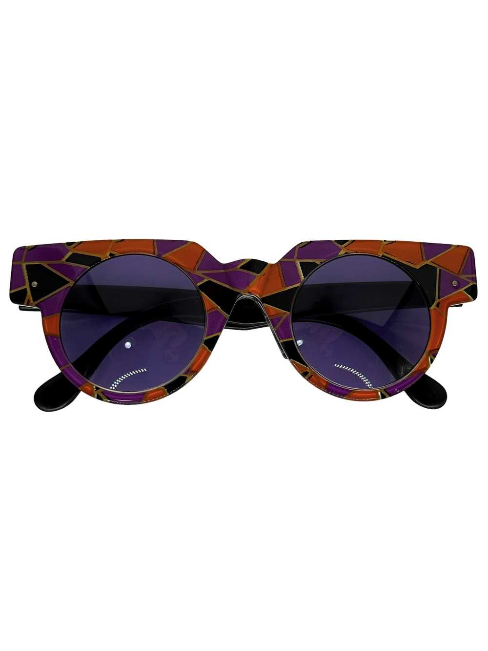 Swatch - Geometric Modular Purple Sunglasses - image 1