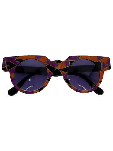 Swatch - Geometric Modular Purple Sunglasses - image 1