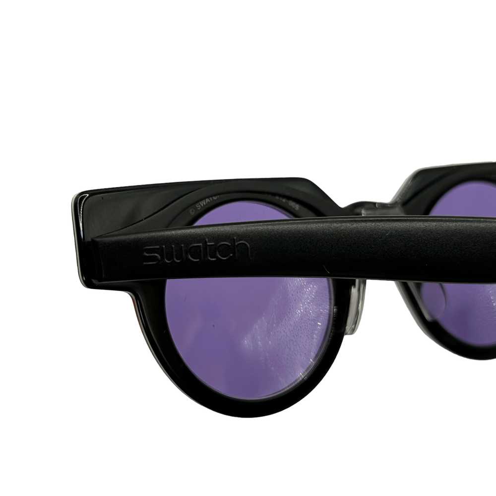 Swatch - Geometric Modular Purple Sunglasses - image 5