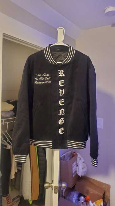 Revenge Corduroy Cross Bomber Jacket