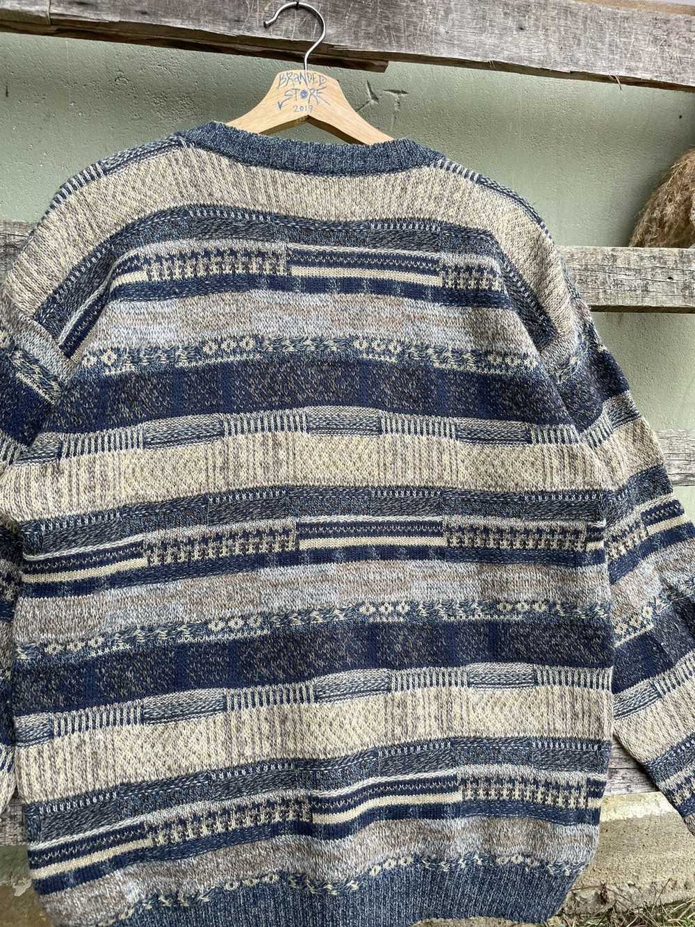 RARE Vintage Coogi Inspired Italian Designer Knit… - image 4
