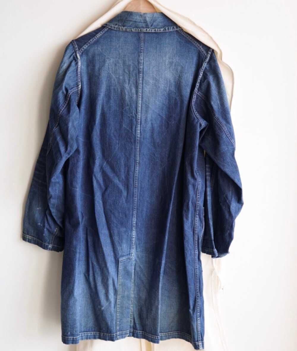 Visvim grease monkey coat denim windbreaker dry w… - image 2