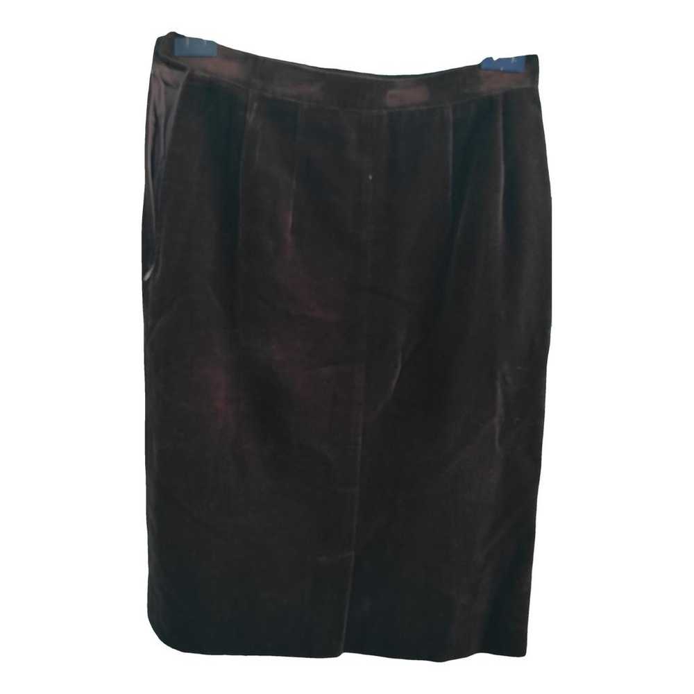 Rena Lange Velvet mid-length skirt - image 1