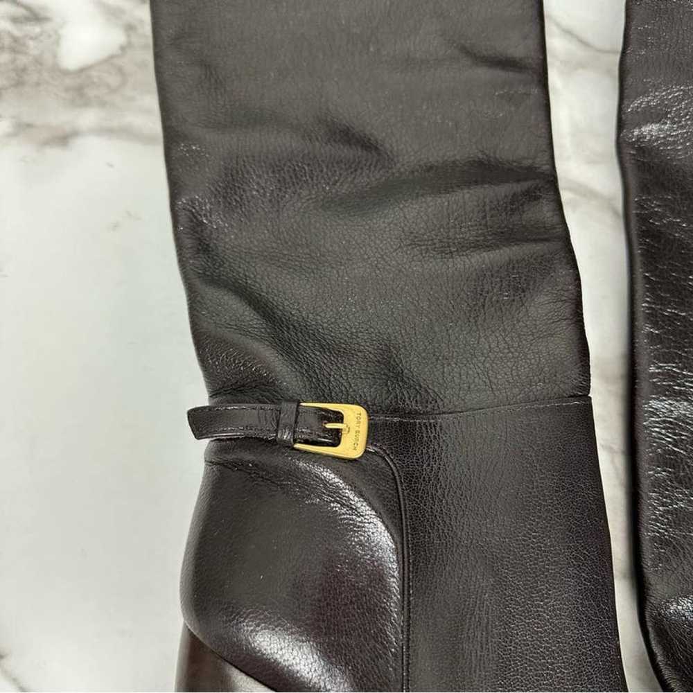 Tory Burch Leather riding boots - image 7