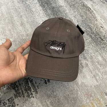 帽子 00s stussy 6 panel leather cap brown F 00s stussy 6 panel leather cap brown F