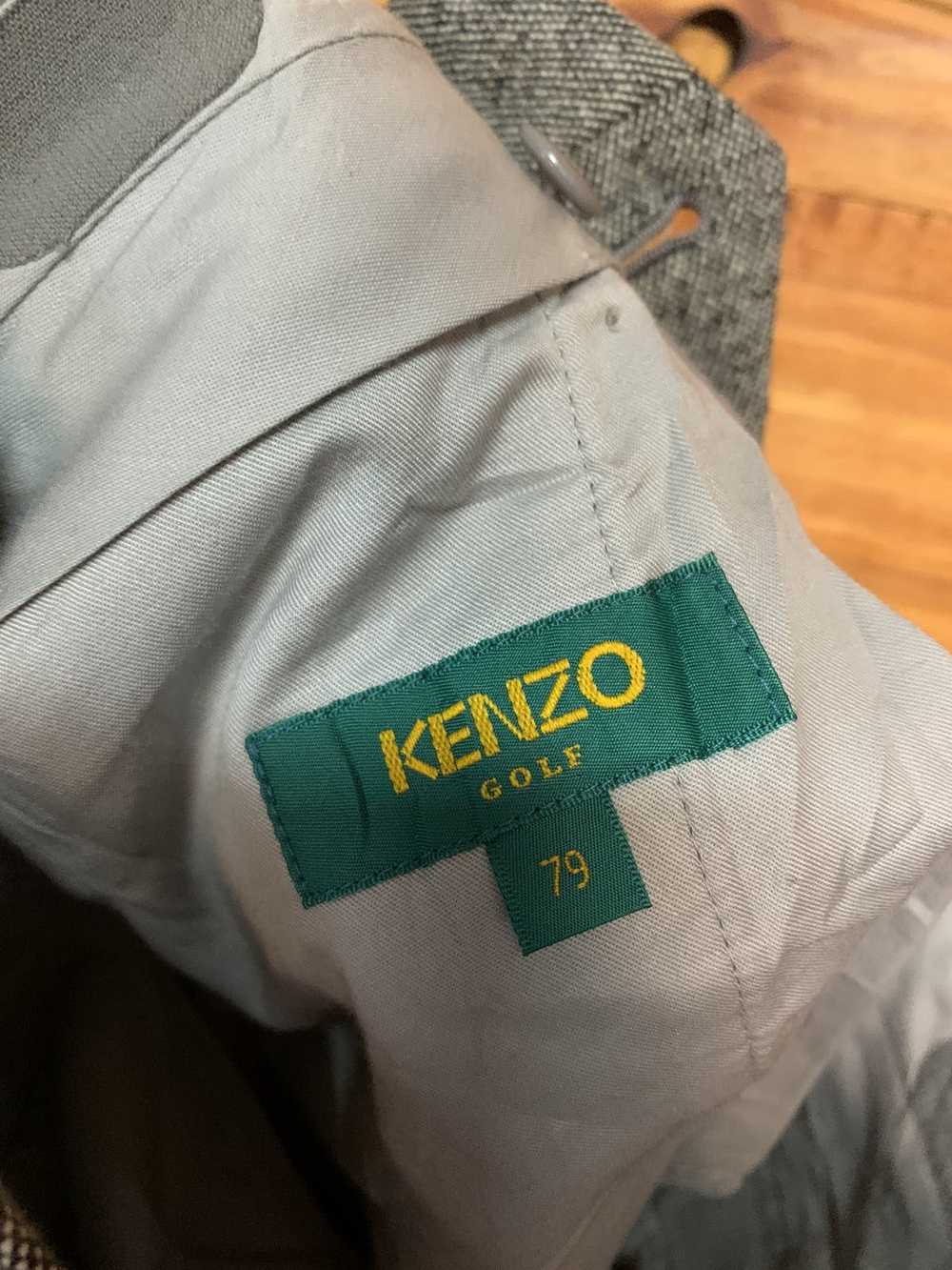 Vintage Kenzo Wool Trouser Pants - image 11