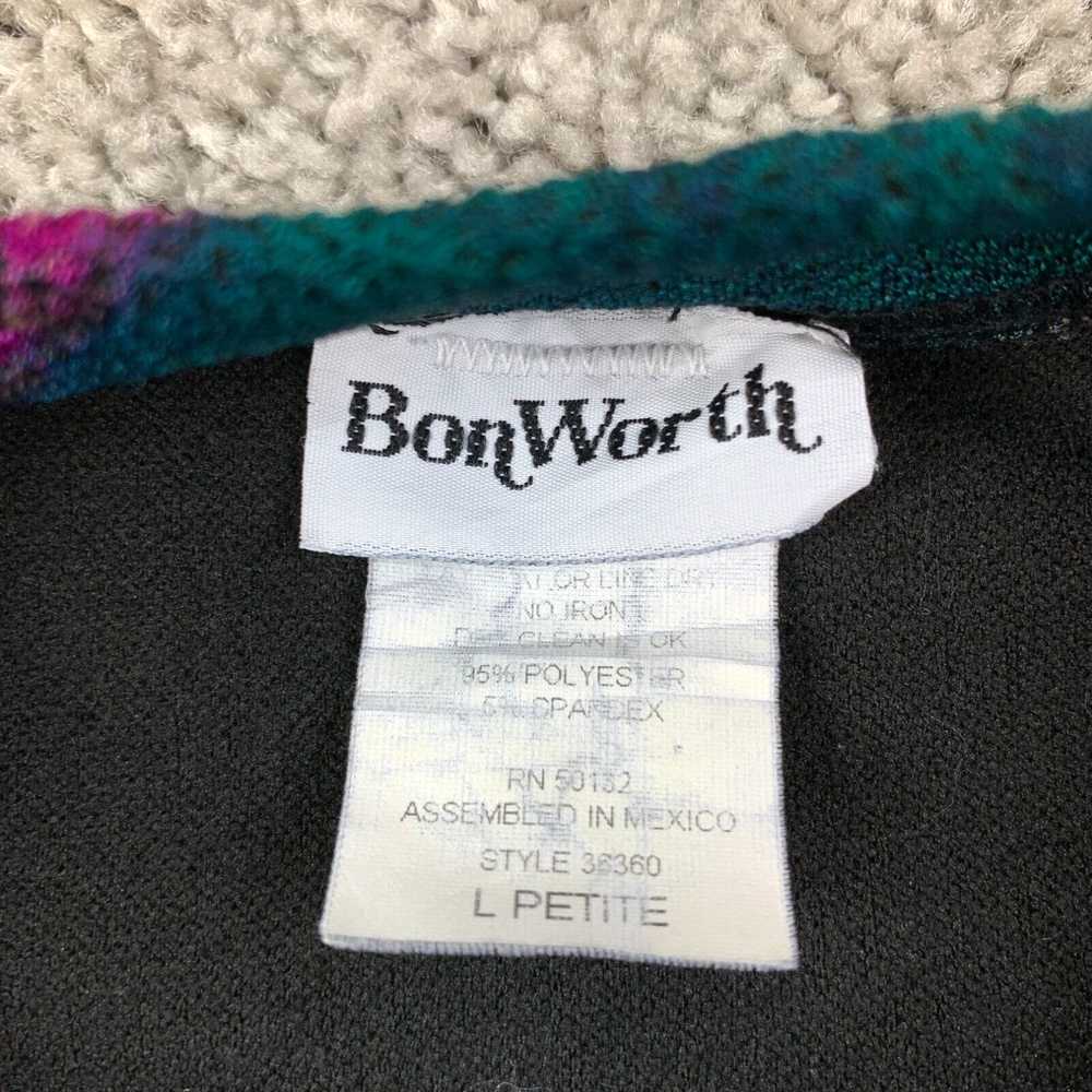 Vintage Bon Worth Knit Top Women's Large Petite L… - image 3
