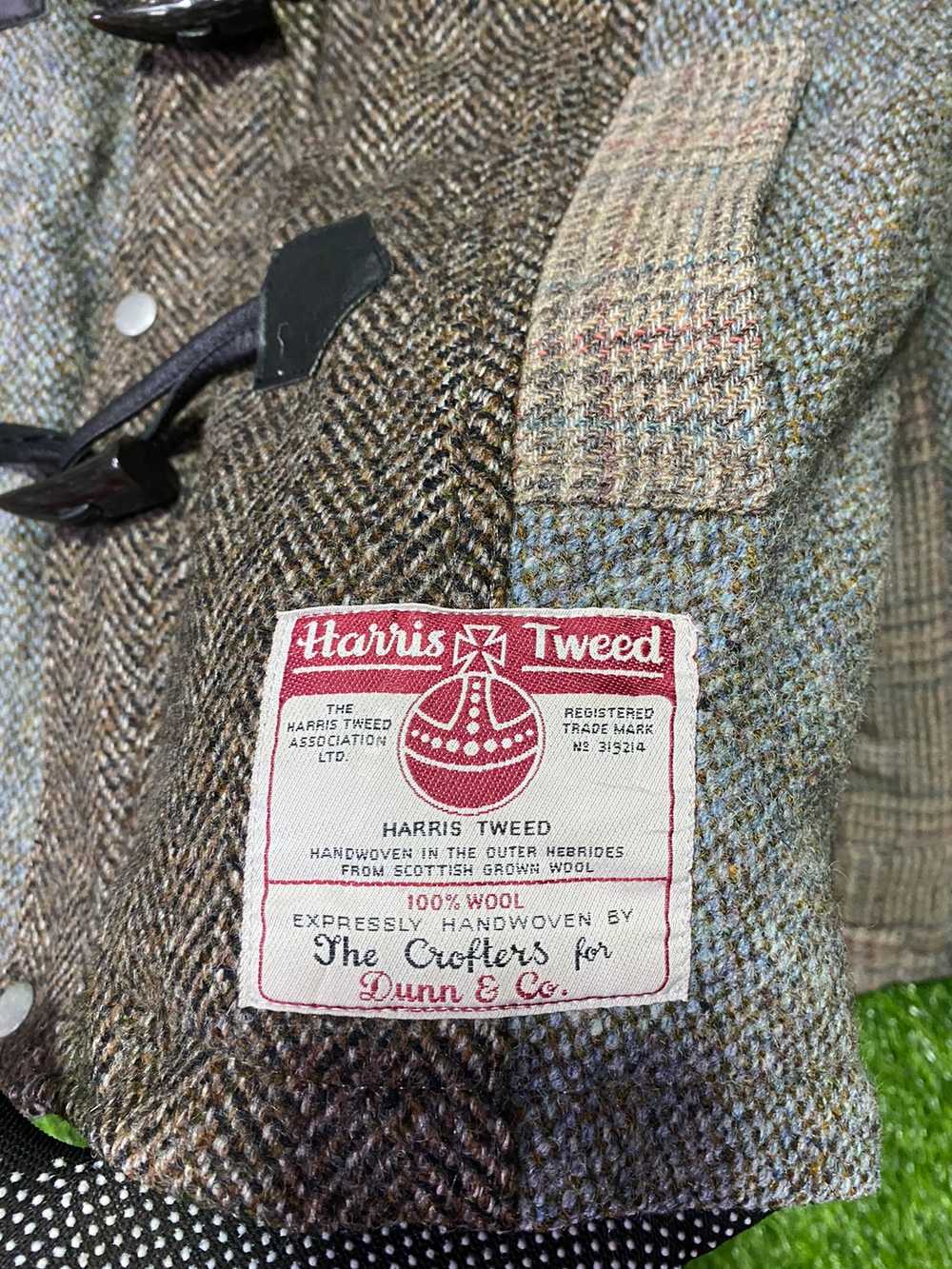 Harris Tweed - Vintage 80s Harris Tweed Wool Duff… - image 4